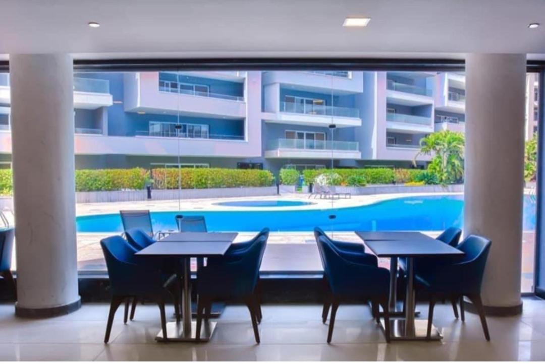 Fully Furnished Apartment At Ocean Blue Compound Kairo Eksteriør bilde
