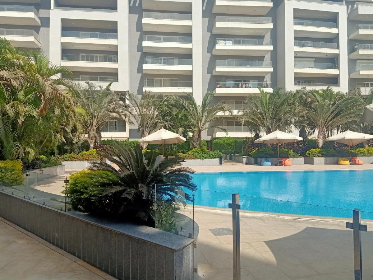 Fully Furnished Apartment At Ocean Blue Compound Kairo Eksteriør bilde