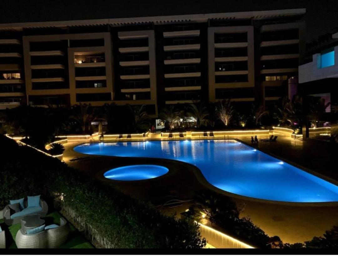 Fully Furnished Apartment At Ocean Blue Compound Kairo Eksteriør bilde